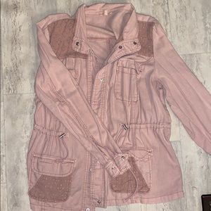 Dusty Pink Anorak Jacket